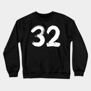 Number 32 Crewneck Sweatshirt